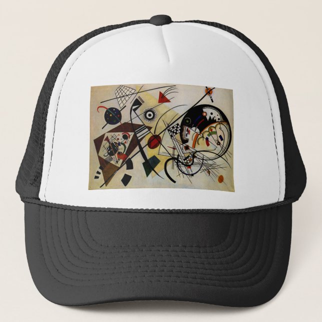 Casquette Ligne ininterrompue Kandinsky Transverse (Devant)