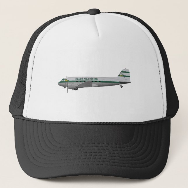 Casquette Lignes aériennes de Douglas DC-3 Ozark (Devant)
