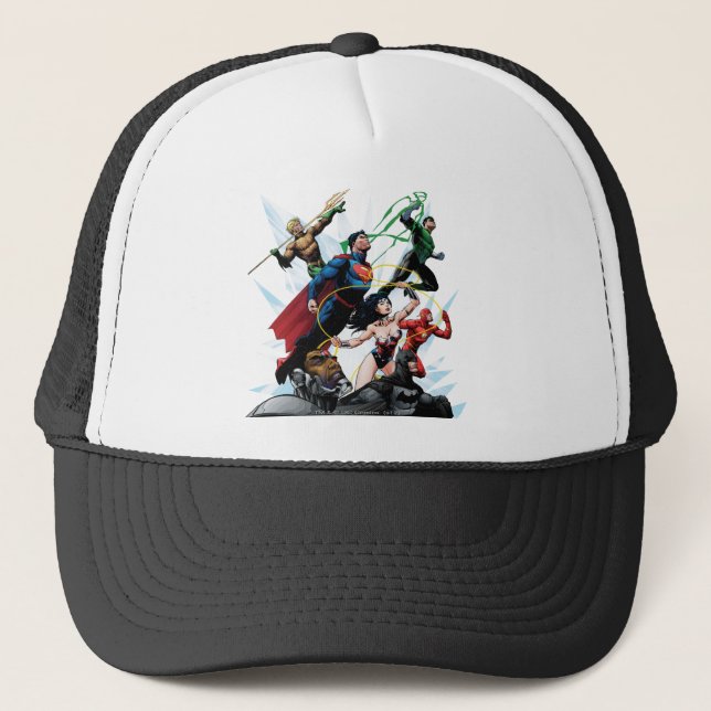 Casquette Ligue de la justice - Groupe 1 (Devant)