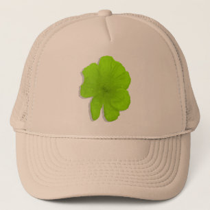 Casquette Lime électrique / Fleur PopArt