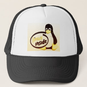 Casquette LINUX À L'INTÉRIEUR de Tux le logo de pingouin de