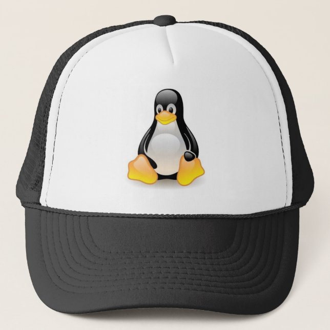 Casquette Linux-pingouin-Tux (Devant)
