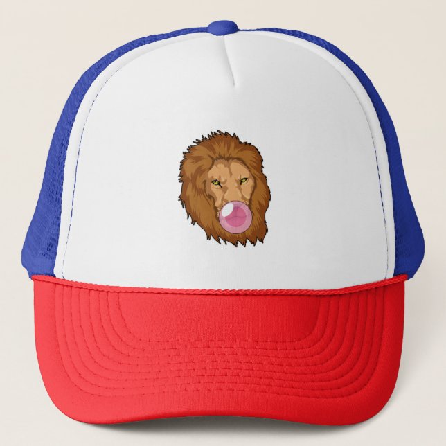 Casquette Lion avec gomme Bubble (Devant)