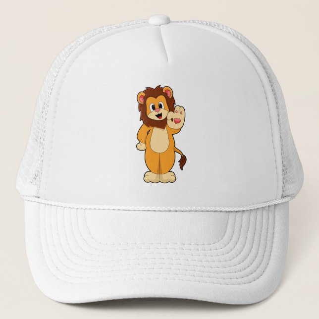Casquette Lion avec Mane (Devant)