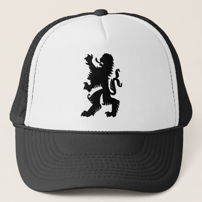 Casquette Lion bavarois noir (Devant)