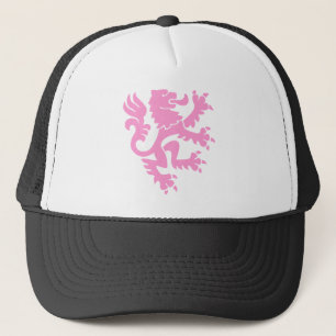 Casquette Lion héraldique 01 - Rose