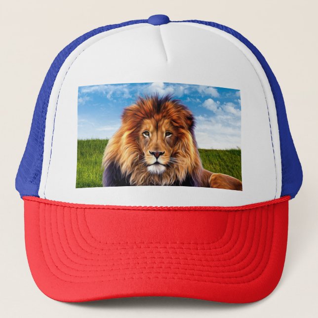 Casquette Lion le roi de la forêt (Devant)