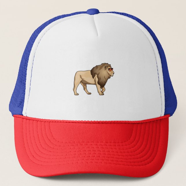 Casquette Lion Lunettes de soleil (Devant)