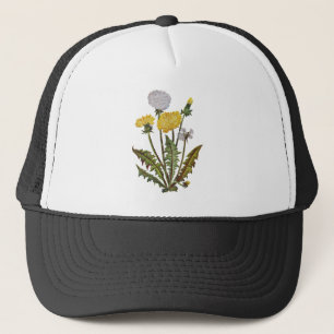 Casquette Lions élégants d'or brodés par laine à tapisse
