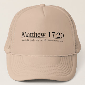 Casquette Lisez le 17h20 de Matthew de bible