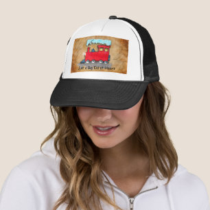 Casquette Little Red Train Art "Just a Big Kid at Heart"