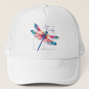 Casquette Live Freely - Dragonfly Colorful Inspirational