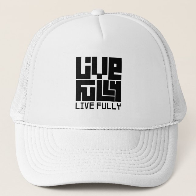 Casquette Live fully (Devant)
