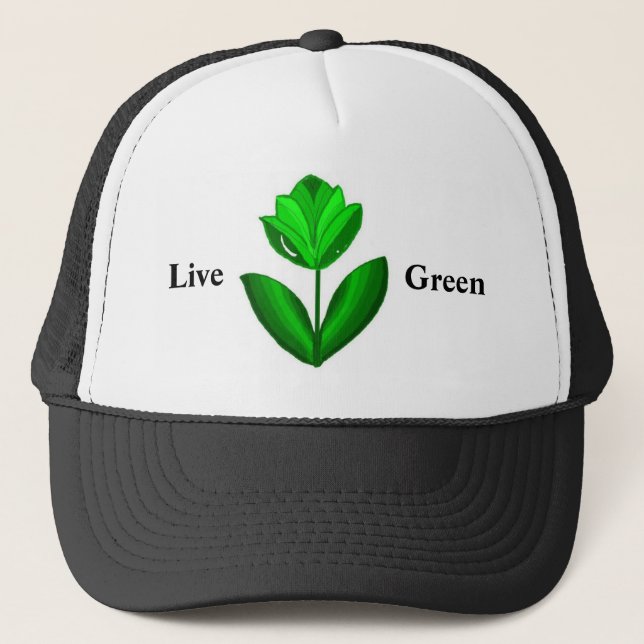 Casquette Live Green (Devant)