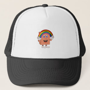 Casquette Livre arc-en-ciel