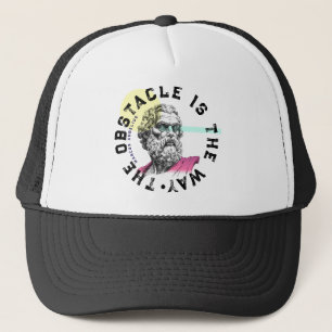Casquette L'Obstacle En Est La Voie - Citation De Marcus Aur