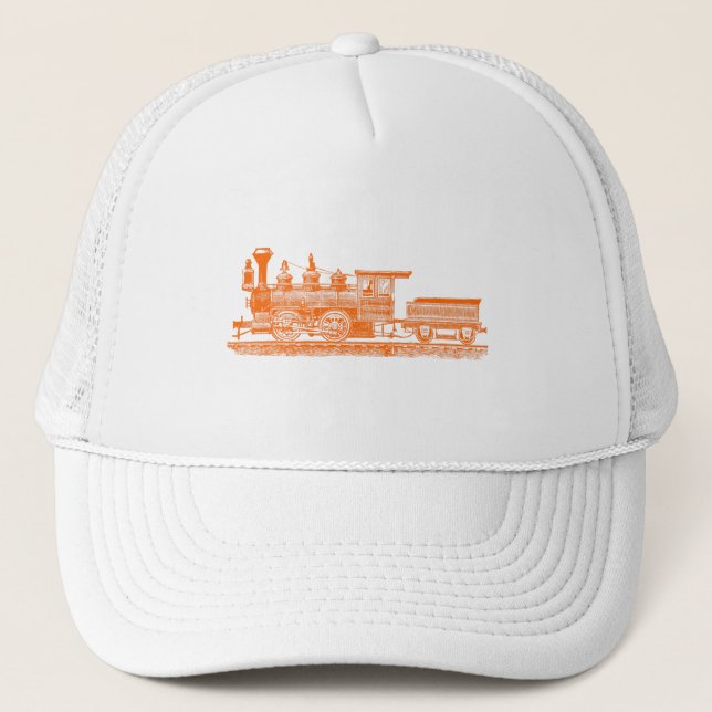 Casquette Locomotive 02 - Orange (Devant)