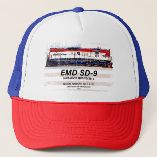 Casquette Locomotive EMD SD-9 Livrée du 250e anniversaire de