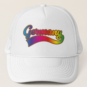 Casquette logo Allemagne arc-en-ciel