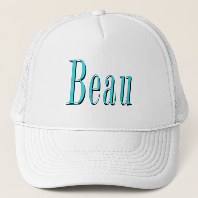 Casquette Logo Blue Beau Name, (Devant)