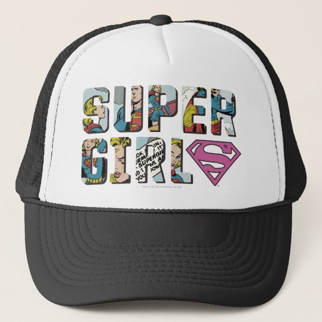 Casquette Logo de bande dessinée Supergirl (Devant)