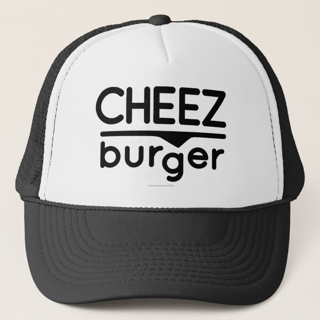 Casquette Logo de Cheezburger (noir) (Devant)