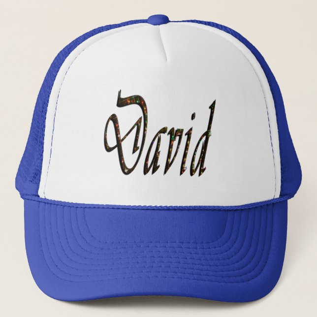 Casquette Logo de David Name, (Devant)