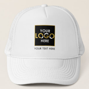 Casquette Logo de l'entreprise et texte promotionnel Marketi