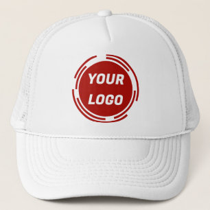 Casquette Logo de l'entreprise PERSONNALISABLE Rouge et Blan