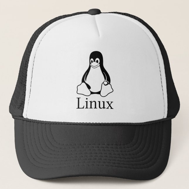 Casquette Logo de Linux avec Tux le pingouin de Linux (Devant)