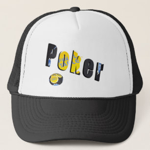Casquette Logo De Poker Fait À Partir De Chips De Poker,