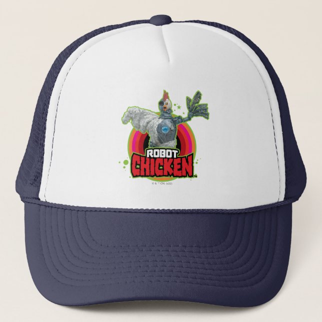 Casquette Logo de Robot Chicken Character (Devant)