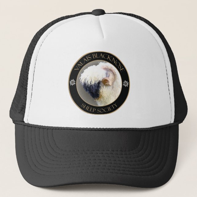 Casquette Logo de société de moutons du Valais Blacknose (Devant)