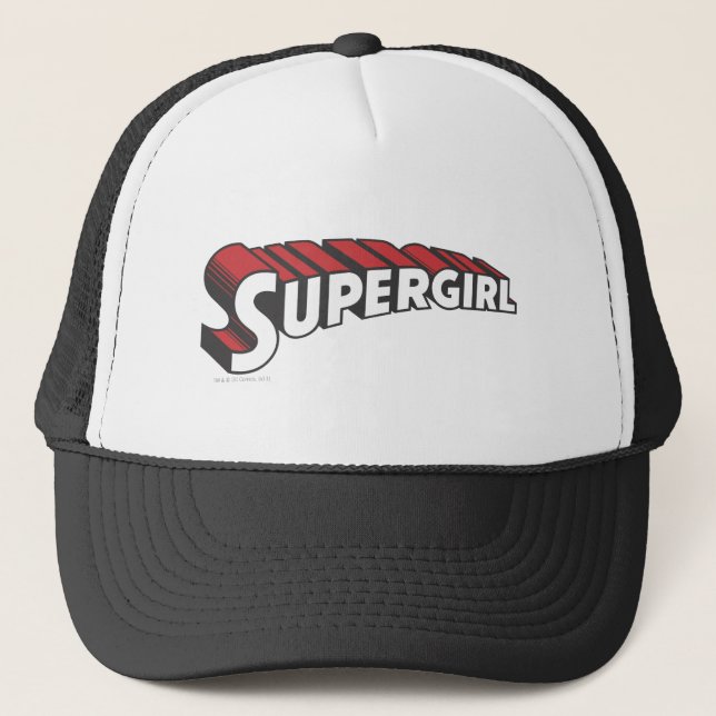 Casquette Logo de Supergirl Red and White (Devant)