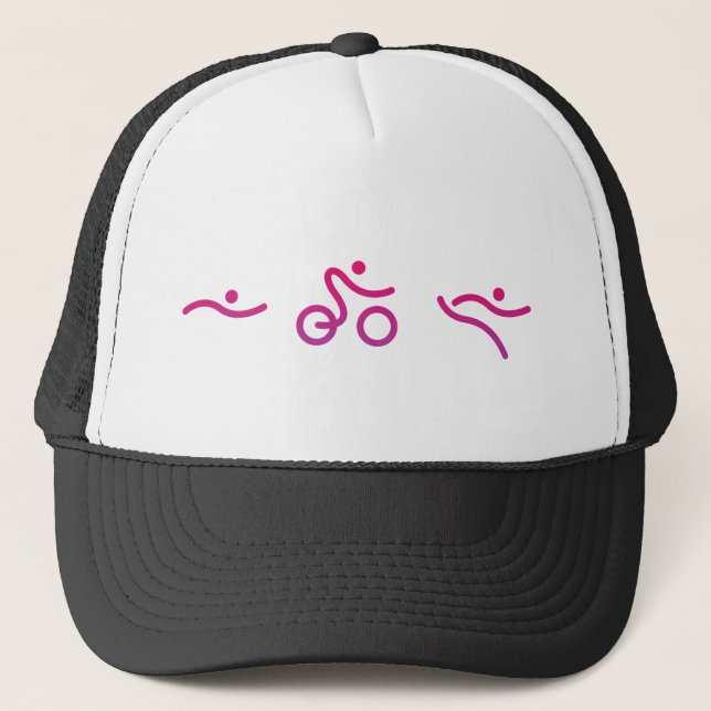 Casquette Logo de triathlon (Devant)