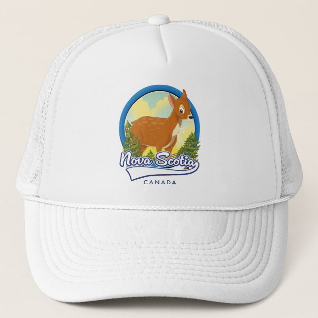 Casquette Logo de voyage de la Nouvelle-Écosse Canada (Devant)