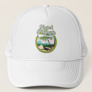 Casquette Logo de voyage de la Polynésie française.