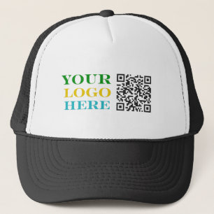 Casquette Logo d'entreprise et marketing de code QR