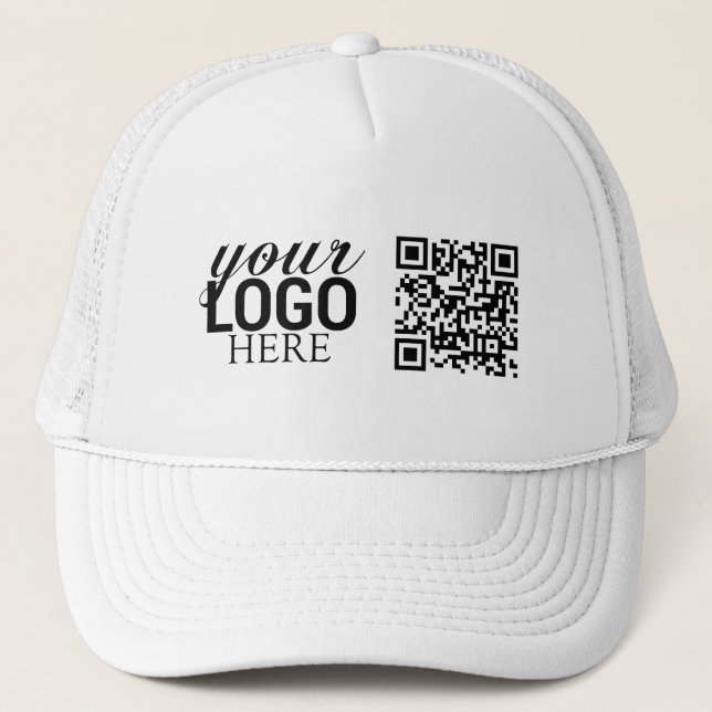 Casquette Logo d'entreprise promotionnel Code QR Personnel e (Devant)
