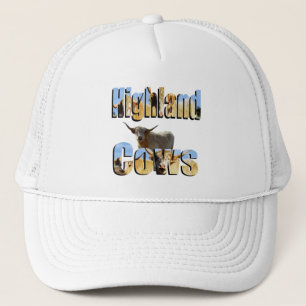 Casquette Logo des photos de vaches Highland,