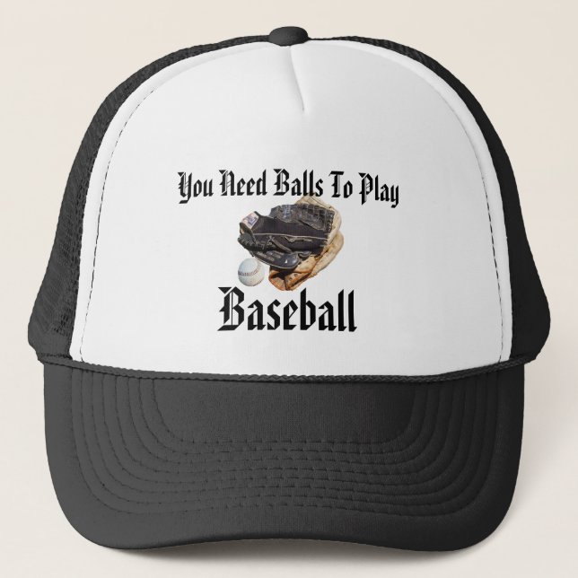 Casquette Logo drôle Baseball You Need Balls, (Devant)