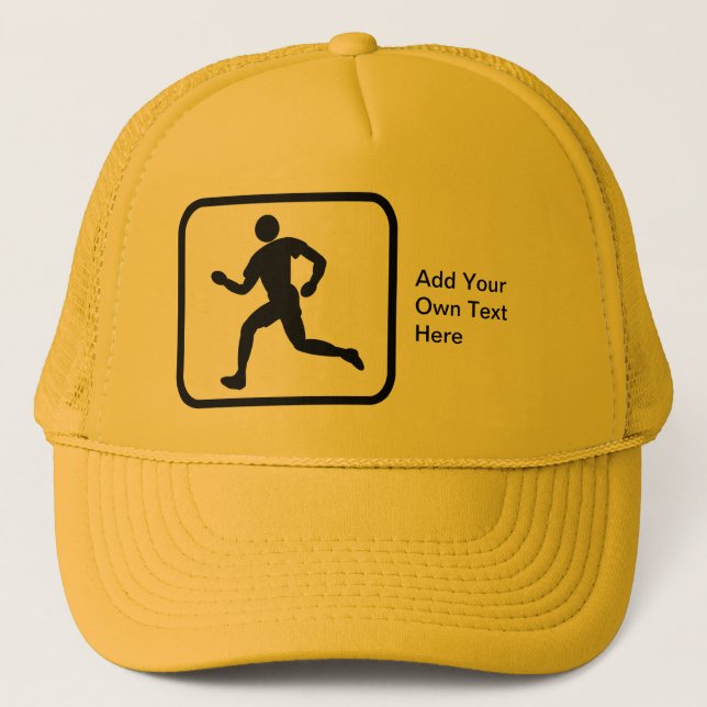 Casquette Logo du coureur personnalisable (Devant)