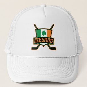 Casquette Logo du drapeau de hockey sur glace irlandais