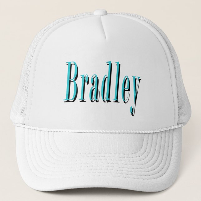 Casquette Logo du nom de Blue Bradley, (Devant)