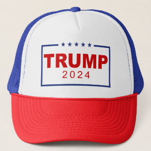 Casquette Logo du rectangle classique Trump 2024