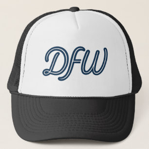 Casquette Logo du script DFW Dallas Fort Worth - Aéroport du