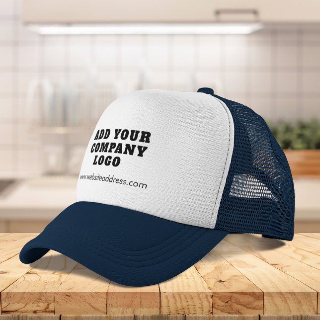 Casquette Logo Entreprise Employés Personnalisés (Business Logo Corporate Employees Custom Trucker Hat)