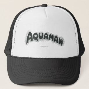 Casquette Logo noir Aquaman Grunge