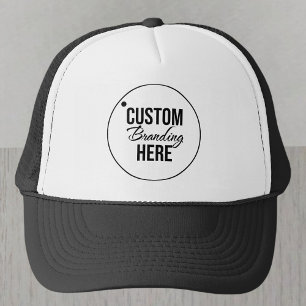 Casquette Logo Personnalisé Employé Ou Remplacez Noir Et Bla