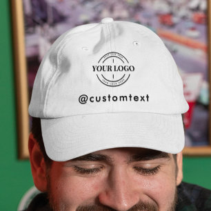 Casquette Logo personnalisé Entreprise Employé Slogan Texte